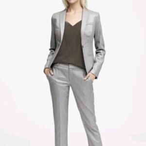 NWT Banana Republic Women's Classic Fit Silver Blazer 0/S